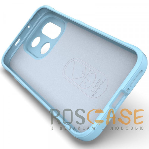 Изображение Голубой Flex Silicone | Противоударный чехол для OnePlus 15 5G с защитой камеры и микрофиброй