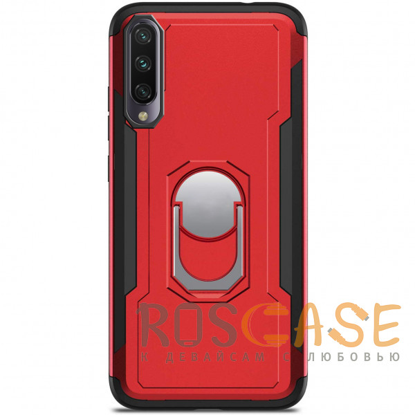 Фото Красный Ударопрочный чехол SG Ring Color магнитный держатель для Xiaomi Mi CC9 / Mi 9 Lite