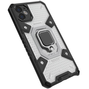 Honeycomb Armor | Противоударный чехол с защитой камеры и кольцом  для iPhone 12 / 12 Pro