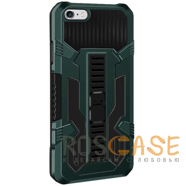 Фото Зеленый Ironhide | Противоударный чехол-подставка для iPhone 7, 8, SE (2020, 2022)