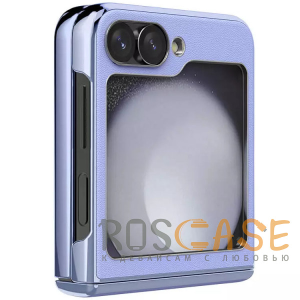 Фото Фиолетовый Nillkin CamShield Leather | Чехол из Premium экокожи для Samsung Galaxy Z Flip 7 FE / Z Flip 6