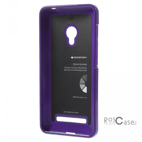 Фотография Фиолетовый Mercury Jelly Pearl Color | Яркий силиконовый чехол для для Asus Zenfone 5 (A501CG)