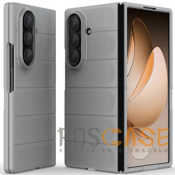 Фото Серый Flex Matte | Пластиковый чехол с Soft Touch покрытием для Samsung Galaxy Z Fold 7