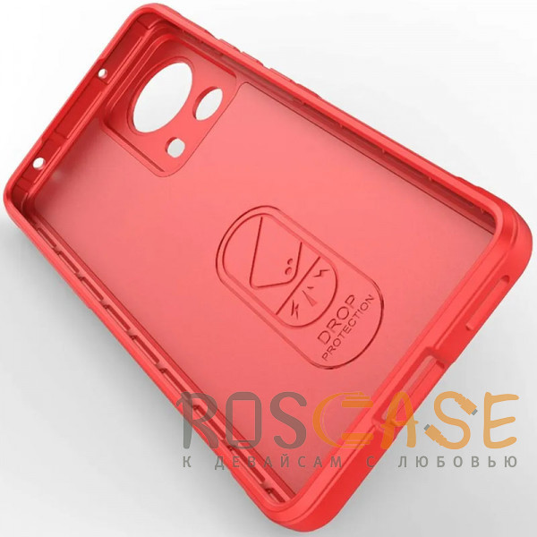 Изображение Красный Flex Silicone | Противоударный чехол для Xiaomi Mi 13 Lite / Civi 2 с защитой камеры и микрофиброй