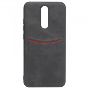 ILEVEL | Чехол с кожаным покрытием и карманом  для Xiaomi Redmi 8