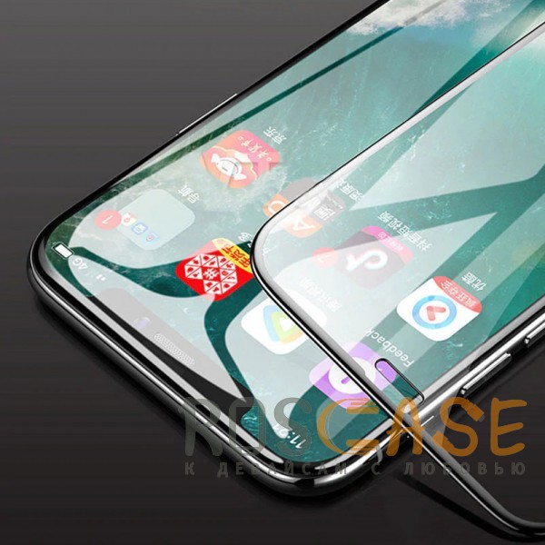 Фотография Черное 10D защитное стекло для Apple iPhone XS Max (6.5") на весь экран