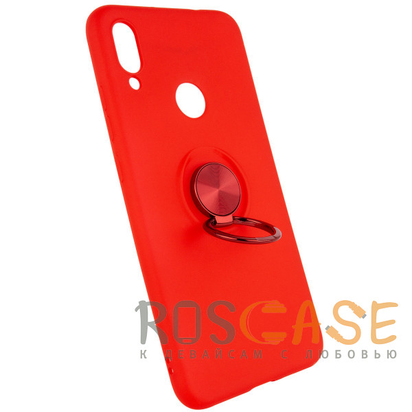 Фото Красный TPU чехол Summer ColorRing под магнитный держатель для Xiaomi Redmi Note 7 /Note 7 Pro / Note 7s