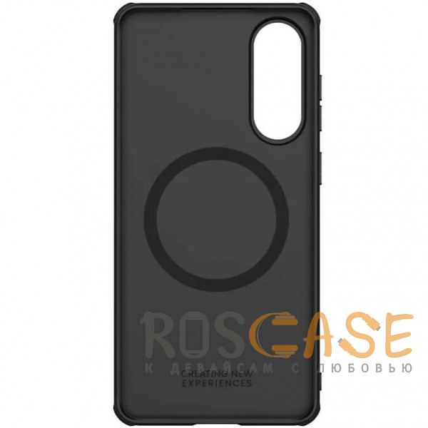 Фото Черный Nillkin Super Frosted Shield Magnetic | Пластиковый чехол с поддержкой Magsafe для Samsung Galaxy S25 Edge