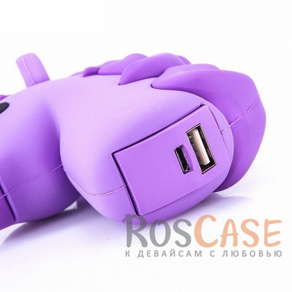 Фотография Фиолетовый GOESTIME | Портативное зарядное устройство Power Bank единорог 3000mAh
