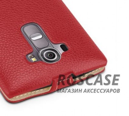 Фото Красный / Red TETDED натур. кожа | Чехол-флип для LG H815 G4/H818P G4 Dual