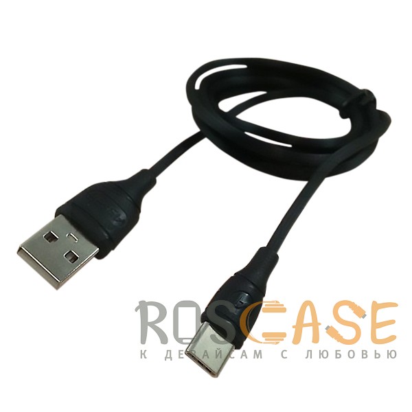 Фотография Черный Aspor AС03 | Дата кабель USB to Type-C (1.2m)