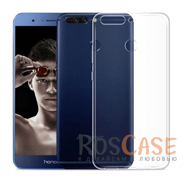 

Ультратонкий силиконовый чехол для Huawei Honor 8 Pro / Honor V9 (Бесцветный (прозрачный))