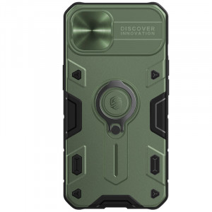 Nillkin CamShield Armor | Противоударный чехол с защитой камеры и кольцом  для iPhone 13