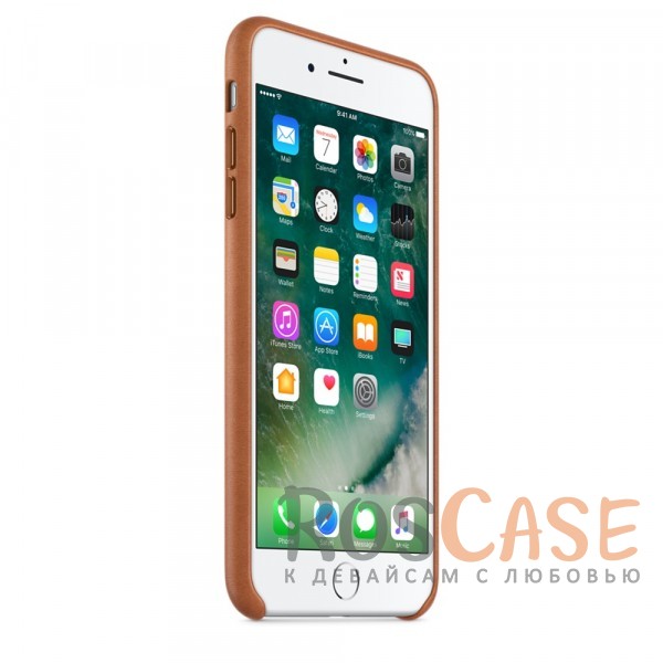 Фото Чехол Apple Leather Case для iPhone 7 | Оригинальный кожаный чехол-накладка из мягкого материала от производителя