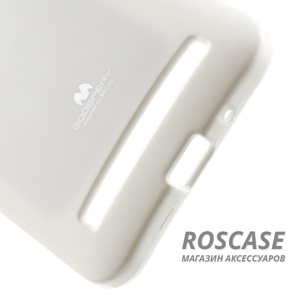 Фото Белый Mercury Jelly Pearl Color | Яркий силиконовый чехол для для Asus Zenfone 2 (ZE551ML/ZE550ML)