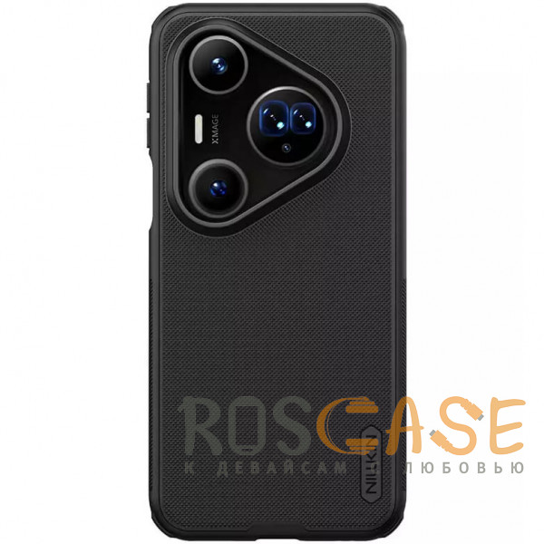 Фото Черный Nillkin Super Frosted Shield Magnetic | Пластиковый чехол с поддержкой Magsafe для Huawei Pura 80 Pro / 80 Pro Plus