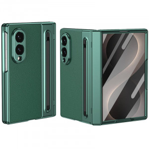 Чехол 3D с кожаной вставкой и стилусом  для Samsung Galaxy Z Fold 8
