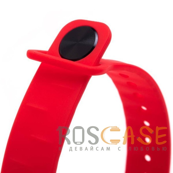 Фотография Красный Фитнес-браслет C1 Plus с измерением давления и пульса