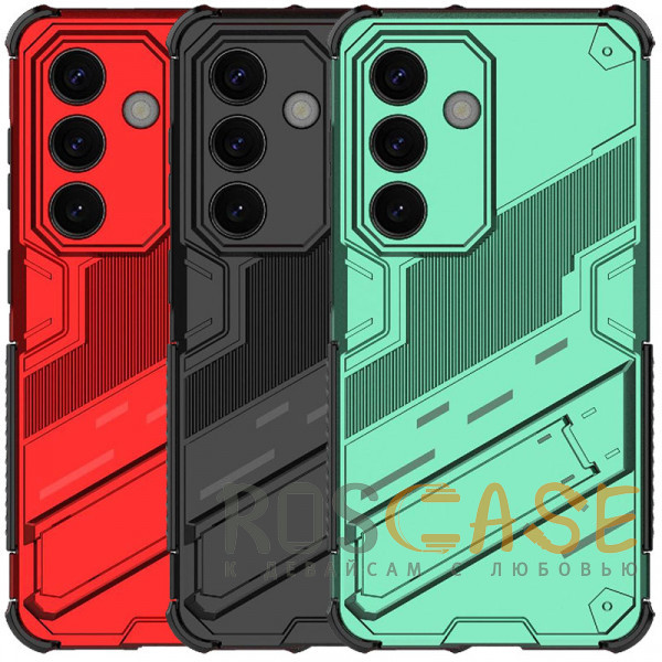 Фото Megatron | Противоударный чехол-подставка для Samsung Galaxy S26 с защитой камеры