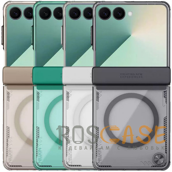 Фото Nillkin Iceblade Magnetic | Полупрозрачный чехол с поддержкой Magsafe для Samsung Galaxy Z Flip 7