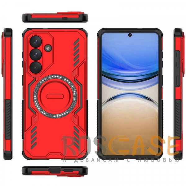 Фотография Красный Mirage MagSafe | Противоударный чехол с поддержкой MagSafe для Samsung Galaxy S26 Plus