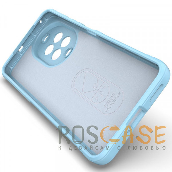 Изображение Голубой Flex Silicone | Противоударaный чехол для Huawei Nova 14 Pro с защитой камеры и микрофиброй