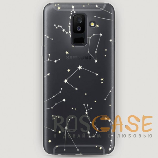 Фото RosCase | Силиконовый чехол Созвездия на Samsung Galaxy A6 Plus (2018)
