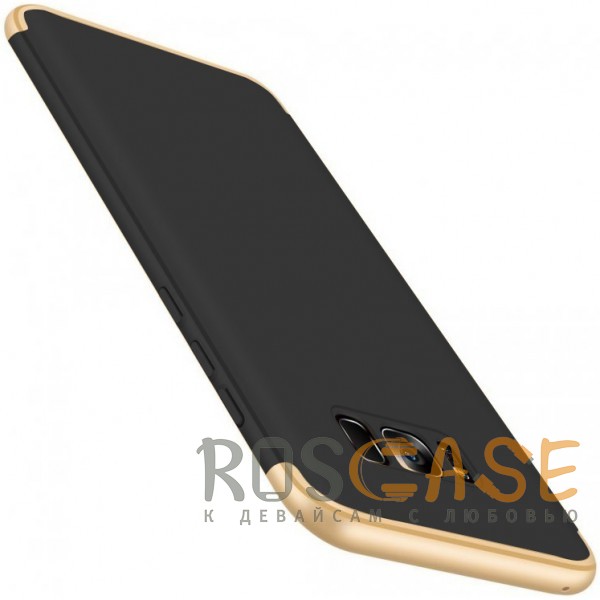 Фотография Черный / Золотой GKK LikGus 360° | Двухсторонний чехол для Samsung G955 Galaxy S8 Plus с защитными вставками