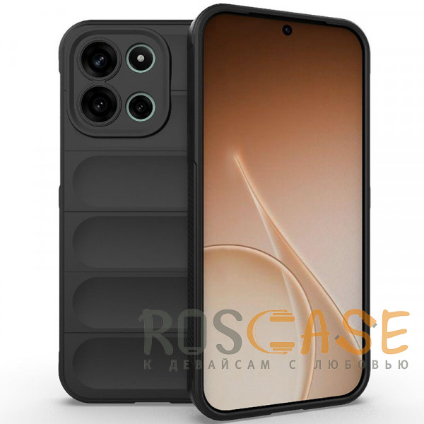 Фото Черный Flex Silicone | Противоударный чехол для OnePlus Nord 6 / CE 6 / Turbo 6 / 6V с защитой камеры