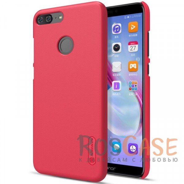 Фото Красный Nillkin Super Frosted Shield | Матовый чехол для Huawei Honor 9 Lite