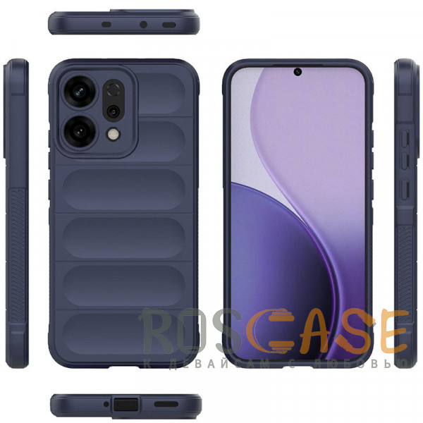 Фото Темно-синий Flex Silicone | Противоударaный чехол для Huawei Nova 14 с защитой камеры и микрофиброй