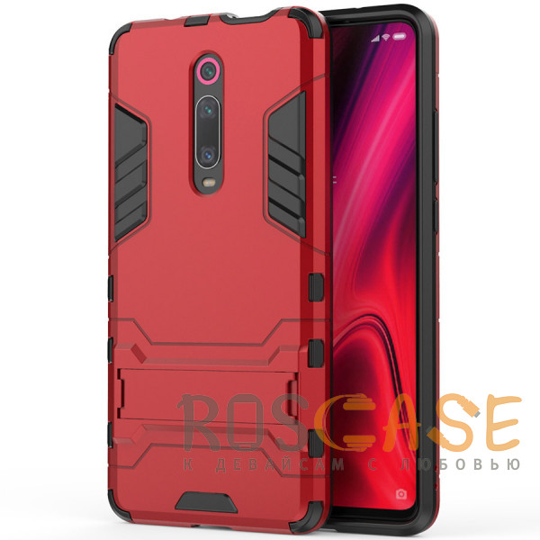 Фото Красный / Dante Red Transformer | Противоударный чехол-подставка для Xiaomi Redmi K20 (Pro) / Mi 9T (Pro) с мощной защитой корпуса