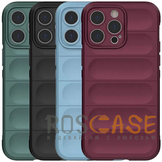 Фото Flex Silicone | Противоударный чехол для iPhone 13 Pro Max с защитой камеры и микрофиброй