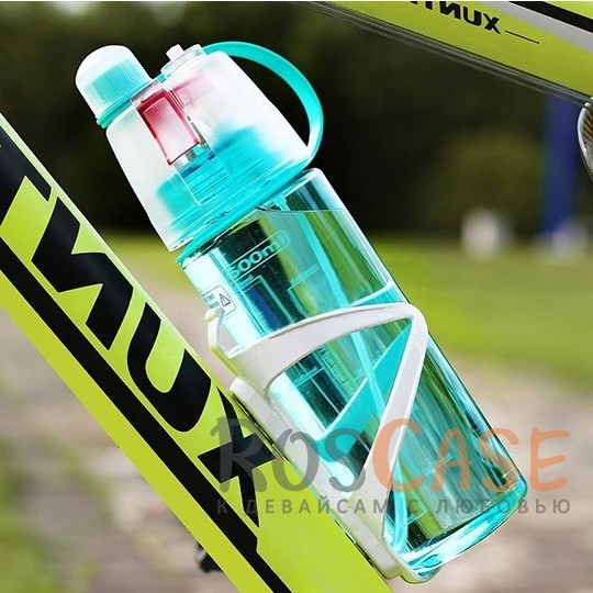Фотография Синий / Transparent Blue Бутылка для воды Rock (Sports Spray 600ml)