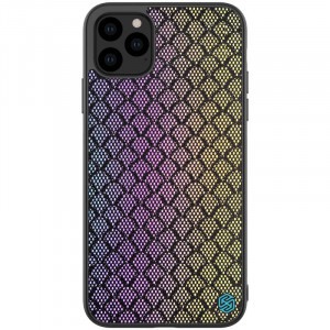 Nillkin Twinkle Rainbow | Чехол с текстурной тканевой вставкой для iPhone 11 Pro Max