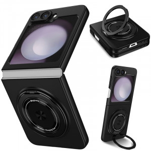 Matte Shield Ring | Тонкий пластиковый чехол с кольцом Magsafe  для Samsung Galaxy Z Flip 6
