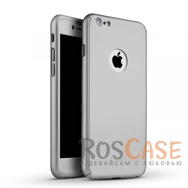 Фото Серый iPaky 360° | Комплект чехол + стекло для Apple iPhone 6/6s (4.7") (полная защита корпуса и экрана)
