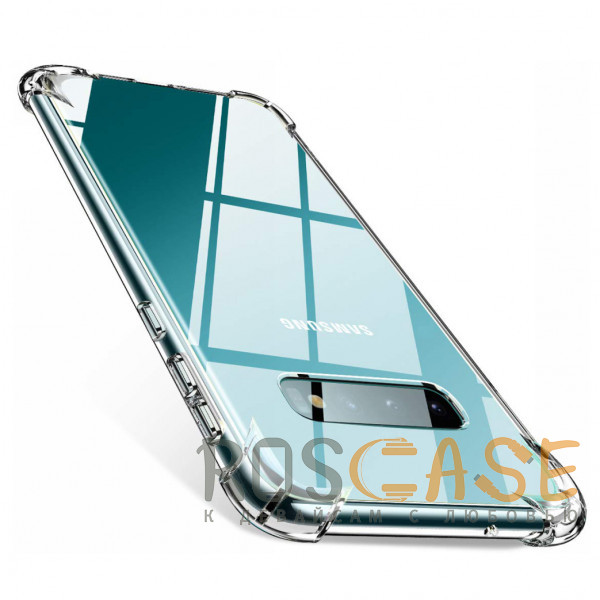 Изображение Прозрачный King Kong | Противоударный прозрачный чехол для Samsung Galaxy S10 с защитой углов