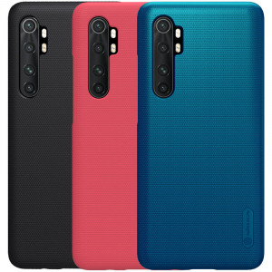 Nillkin Super Frosted Shield | Матовый пластиковый чехол для Xiaomi Mi Note 10 Lite