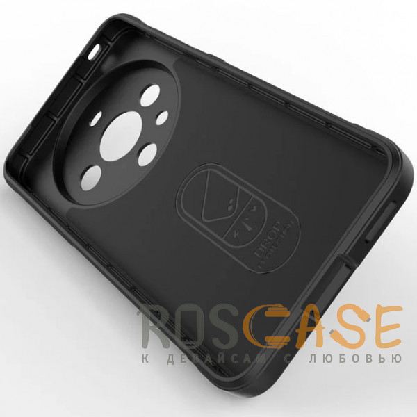 Изображение Черный Flex Silicone | Противоударный чехол для Huawei Mate 60 Pro с защитой камеры и микрофиброй