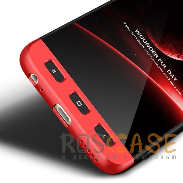 Фото Черный / Красный GKK LikGus 360° | Двухсторонний чехол для Xiaomi Mi 5X / Mi A1 с защитными вставками
