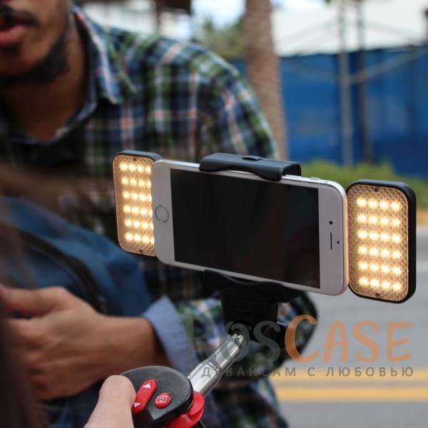 Фотография Автоматическая селфи-палка Selfie Stick Unreal с эффектом ветра и вспышкой