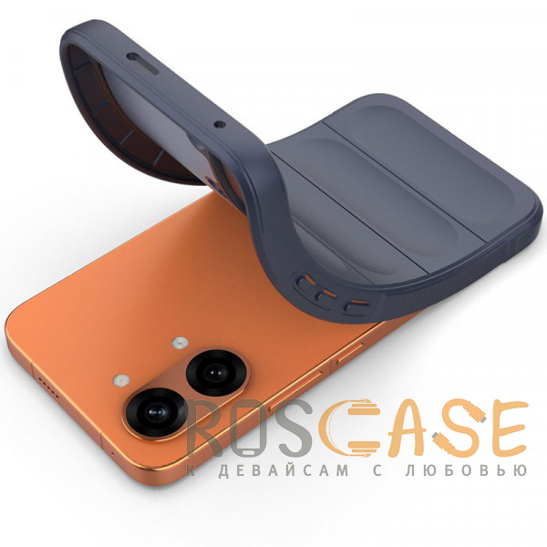 Фотография Темно-синий Flex Silicone | Противоударный чехол для Poco X8 Pro Max / Xiaomi Turbo 5 Max с защитой камеры