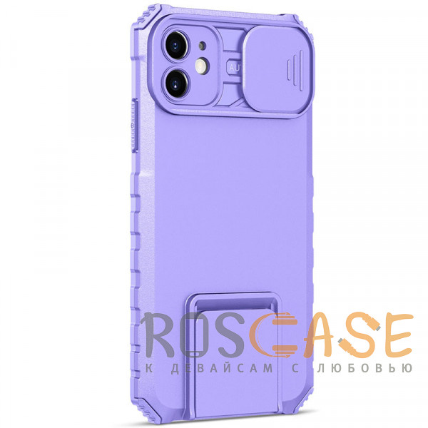 Изображение Фиолетовый CamShield Holder | Противоударный чехол-подставка для iPhone 11 с защитой камеры