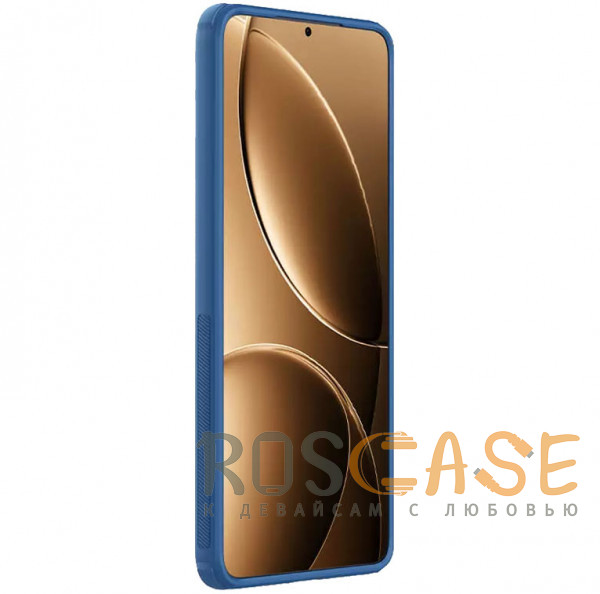 Фото Синий Nillkin Super Frosted Shield Pro | Матовый чехол из пластика и ТПУ для Xiaomi Poco F7 Ultra / Redmi K80 Pro