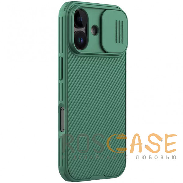 Фотография Зеленый Nillkin CamShield Pro | Чехол из пластика и TPU с защитой камеры для iPhone 17