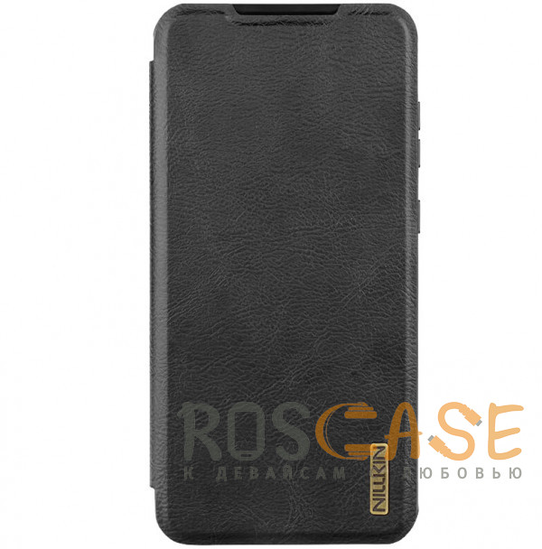 Фото Черный Nillkin Qin PRO | Чехол-книжка из Premium экокожи с защитой камеры для Samsung Galaxy A56