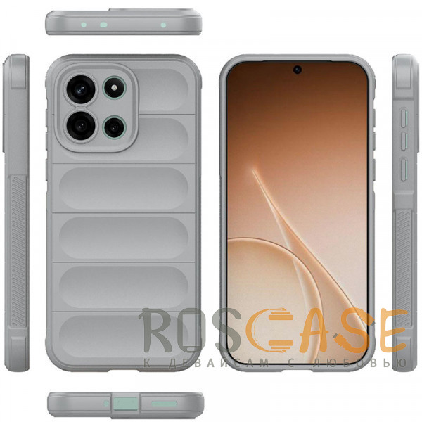 Фото Серый Flex Silicone | Противоударный чехол для OnePlus Nord 6 / CE 6 / Turbo 6 / 6V с защитой камеры