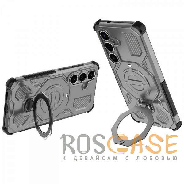 Фотография Серый Magnus | Противоударный чехол с Magsafe для Samsung Galaxy S26