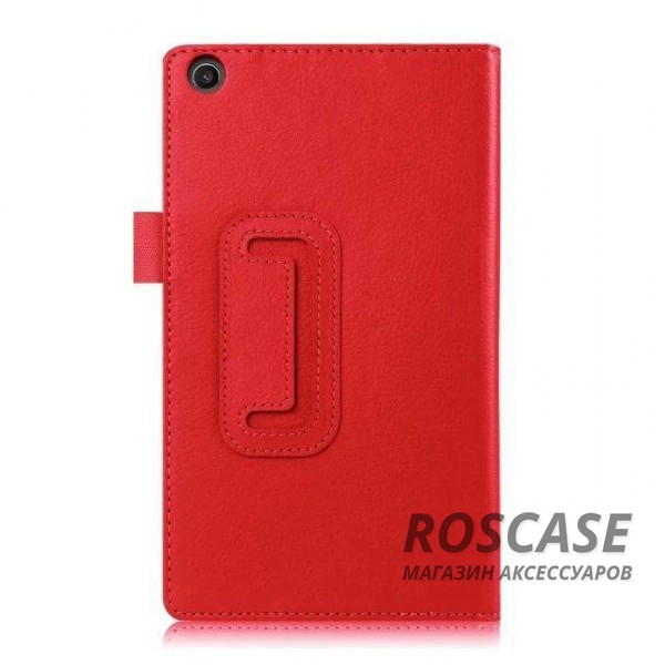Изображение Красный TTX | Кожаный чехол-книжка для Asus ZenPad 7.0 (Z370C/ Z370CG)